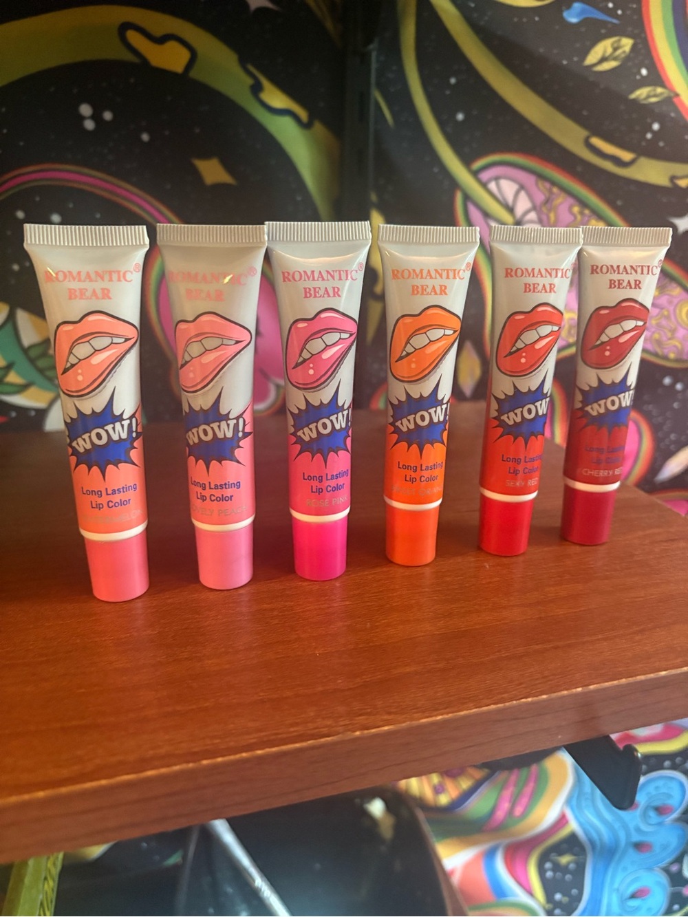 WOW! Long-Lasting Lip Color — Pink, Hot Pink, Orange, Red Shades